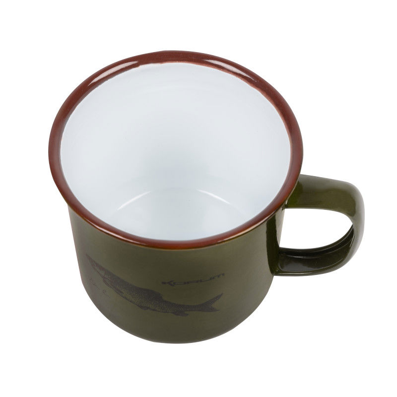 Korum Classic Enamel Barbel Mug